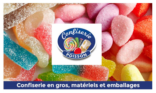 Confiserie Poisson, spécialiste de la confiserie de gros dans les campings